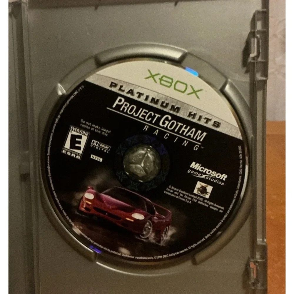 Project Gotham Racing (Xbox 2001) GOOD COMPLETE! DISC NEAR MINT! PLATINUM HITS!